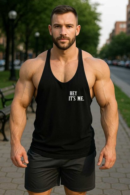 Men's Sports Singlet Zero Sleeve New Style New Trend t Shirt