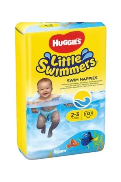 Scutece HLS Dory Little Swimmers Marimea 2-3, 3-8 kg, 12 buc