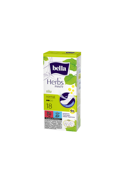 Set 2 x Absorbante Herbs Panty Floare de tei, 18 buc