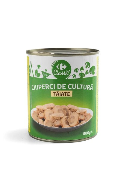 Ciuperci taiate 800 g