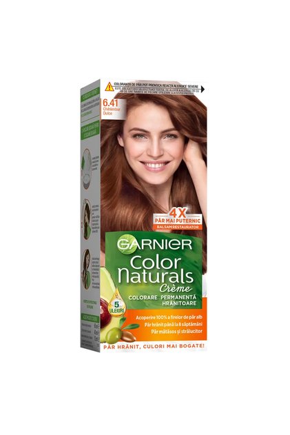 Μόνιμη βαφή μαλλιών, Color Naturals, 6.41 Sweet Amber, 110 ml