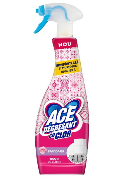 Degresant pentru bucatarie cu clor Ace spray 650ml
