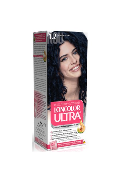 Vopsea Μόνιμη Βαφή Μαλλιών Ultra 1.2 Μαύρο Μπλε, 100 ml