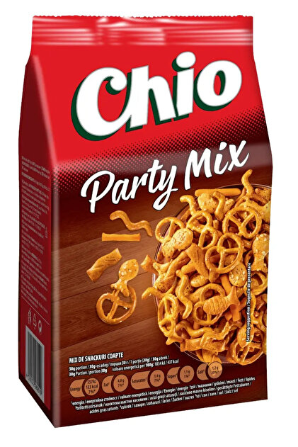 Mix de covrigei si biscuiti Party Mix, 190g