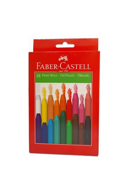 Pastel Boya 18 Renk Karton Kutu Faber Castell Pastell 18 Renk Pastel Boya
