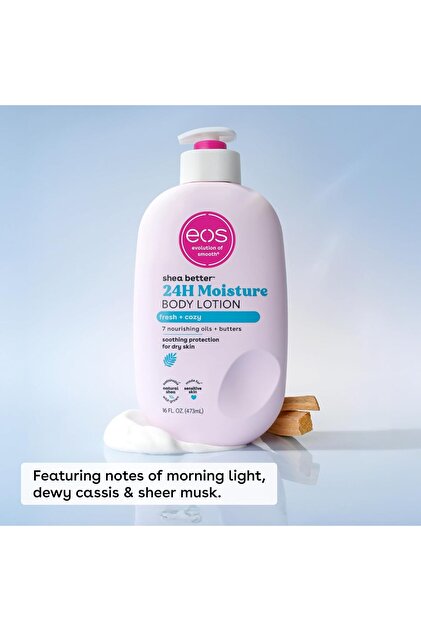Shea Better Body Lotion - Fresh & Cozy, 24-Hour Moisture, Lightweight & Non-Greasy