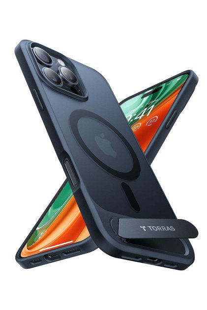 Strong Magnetic & Seamless Stand for iPhone 16 Pro Case, [18N Mighty Magnetic] [12FT Mil-Grad