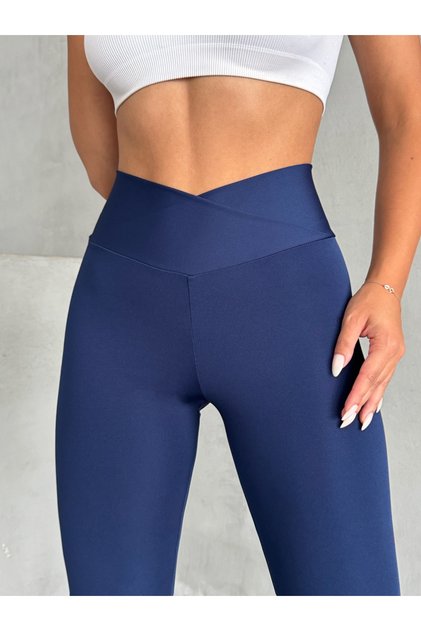 Women's Cross Waist Detailed Recovery Tights