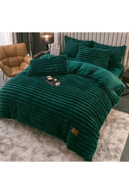 Lenjerie Cocolino 4 Piese Cu Elastic Dungi Groase - Verde