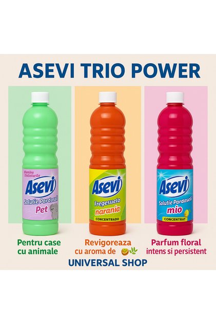 Trio Power – Curatenie, Prospetime si Protectie