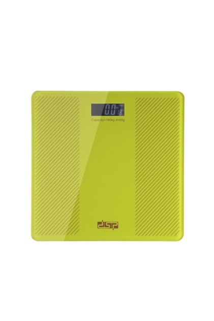 Cântar personal, 180 kg, afișaj LCD, KD7022, galben