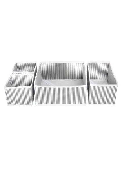 Set of 4 Fabric Drawer Organizers
