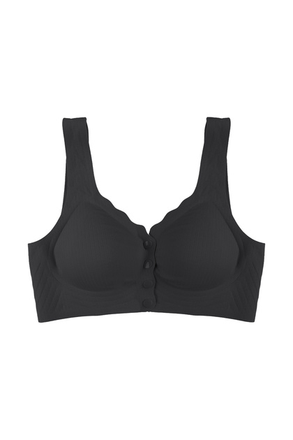 Laser Seamless Covered Front Clasp Bra Bustier Without Underwire