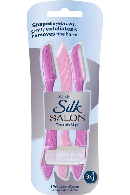 Schick Touch-Up Dermaplaning Tool With Precision Cover, 3ct | Face Razor for Women