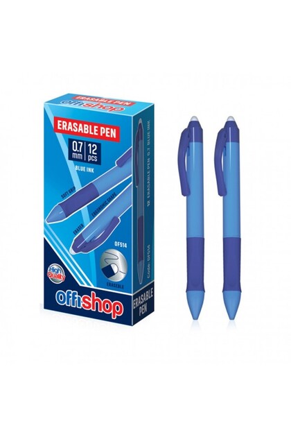 Pix termosensibil cu cerneală, albastru, grosime 0,7 mm, formă ergonomică