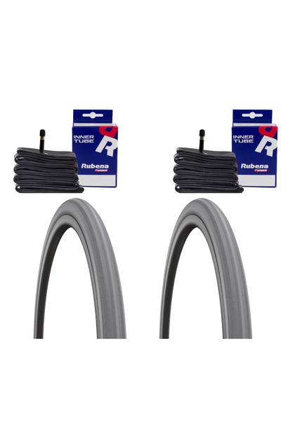 Rib 24x1 3-8 Gri Tekerlekli Sandalye Lastik Seti 32-540