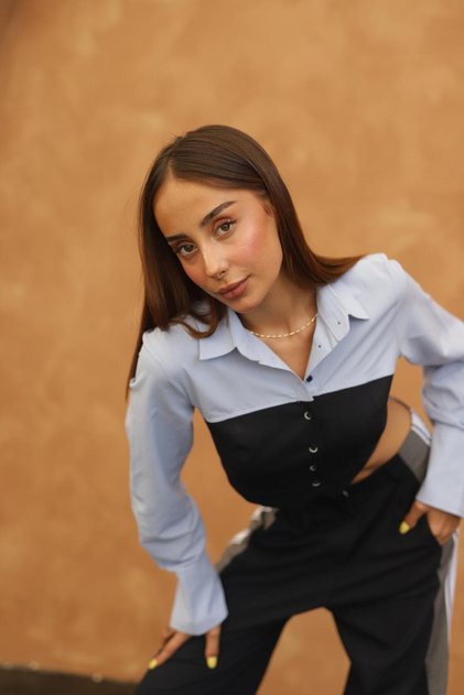 crop gömlek