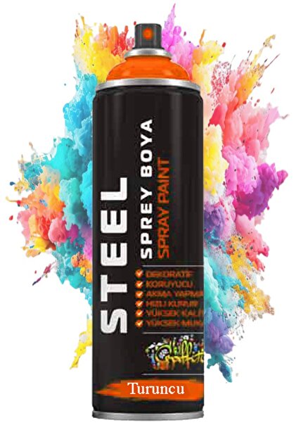 Artlantis Sprey Boya 200 ml 1 Adet Hızlı Kuruyan Renkli