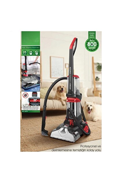 Home KCC-4371 PRO Bağlanabilir Koltuk Temizleme Başlıklı Dikey