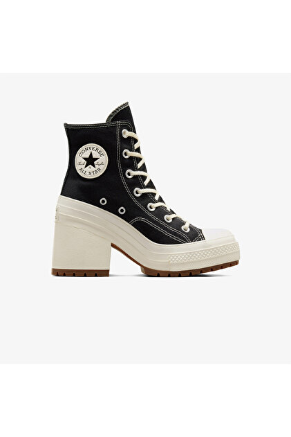 CONVERSE Chuck 70 De Luxe Heel 黒 Converse Chuck 70 De Luxe Heel Unisex Siyah Platform Sneaker