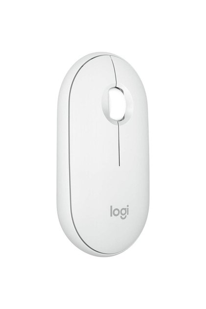 Pebble Mouse 2 M350s Slim Bluetooth Wireless Mouse White
