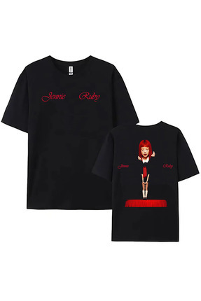Tarzsokak Siyah Jennie Ruby 1st Studio Albümü Ürün Tshirt Kim