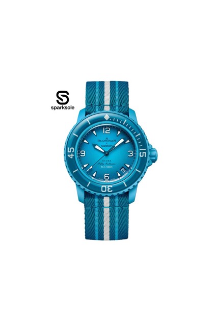 Swatch x Blancpain Ocean Of Storms SO35B400 -SPARKSOLE - Fiyatı