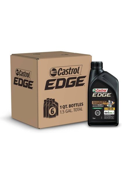 زيت المحرك الأمريكي 5W-30 Edge كرتون (6 قطع) Dexos 1 الإصدار 3