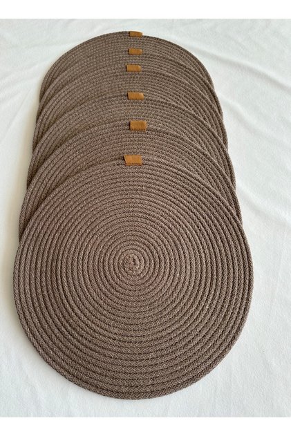 Round Placemat, Table Decor Supla 33cm Set of 6