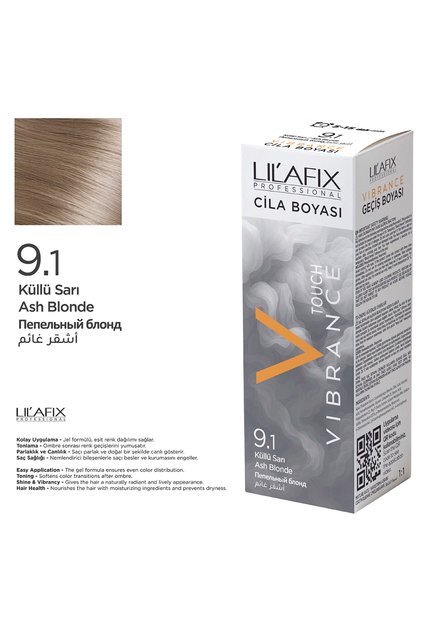 Touch Vibrance Cila Set Saç Boyası 100 ml 9.1 Küllü Sarı