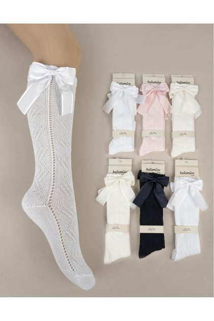 Elmira Girls' Fishnet Golf Socks 1 Pair