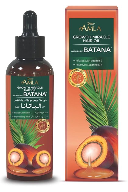 Amla Pure Batana Hair Oil 95ml | With Raw Batana & Vitamin E | Promotes Growth & Shine