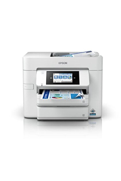 Многофункционално устройство WorkForce Pro WF-C4810DTWF, мастиленоструен, цветен, двустранен, ADF, Wi-Fi, факс, сензорен екран