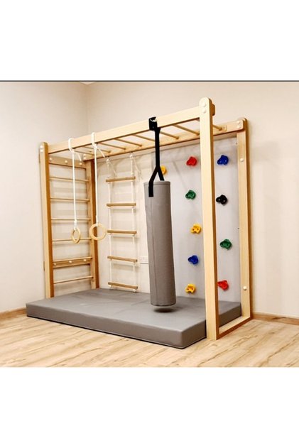 Monkey Bar with Climbing Wall