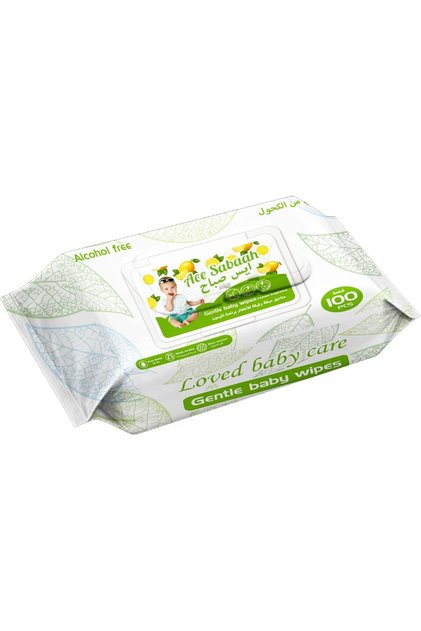 Baby Wet Wipes 100 sheets Mild Lemon Scent Pack of 3