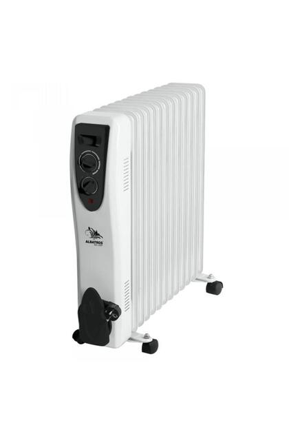 Електрически нагревател RA-13ST, 3000W, 13 елемента, 3 степени (Бял)
