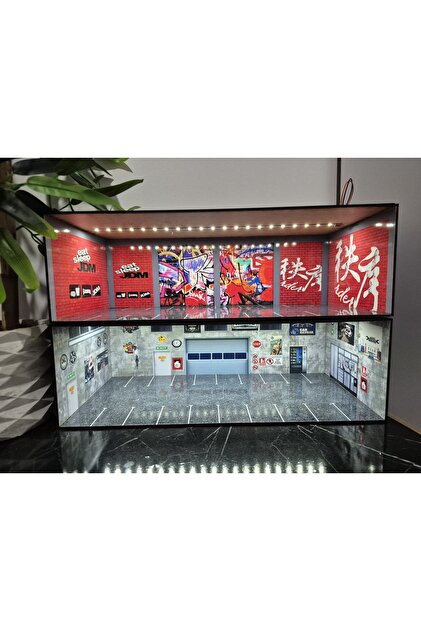 40 araçlık Hotwheels ışıklı stand
