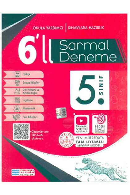 Efsane Yayınları 5.Sınıf Hiper Zeka Matematik + Türkçe + Fen Konu