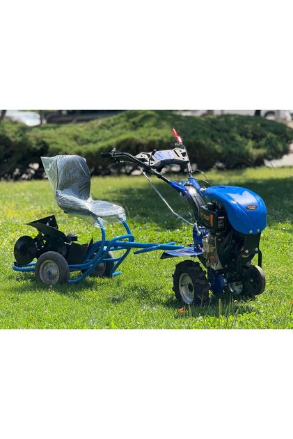 7,5 HP DİZEL ÇAPA MAKİNASI TAKIM, ÇELİK DÖKÜM GÖVDELİ,YERLİ,OTOMATİK 4 VİTESLİ,BORÇELİĞİ BIÇAK
