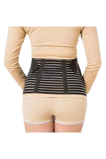 Centura Maternala pentru Gravide, Premium, Suport vertical lombar 360°, Marimea L, Talie 81-117 cm,