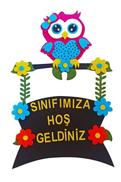 Keçe Sınıf Kapı Süsü 1. Sınıfımıza Hoşgeldiniz 1, 2 ve 3. Sinif