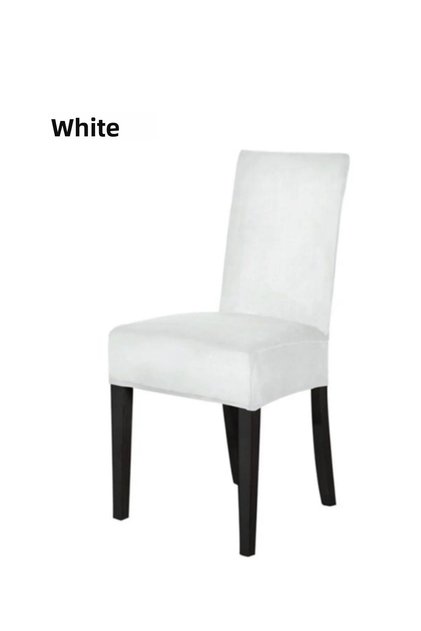 Silk Velvet Chair Cover Chair Cover Elastic Standard (1 Piece)