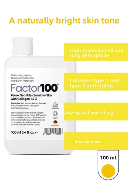 FACTOR100 Ultra Moisturizing High Protection SPF50 100ml Sunscreen