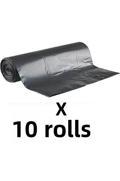 400 grams Standard Industrial Bulky (100x150 Cm) Black Garbage Bag 10 Rolls 5*10=50 Pieces
