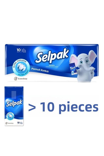 Tissue Pack of 10 - Classic