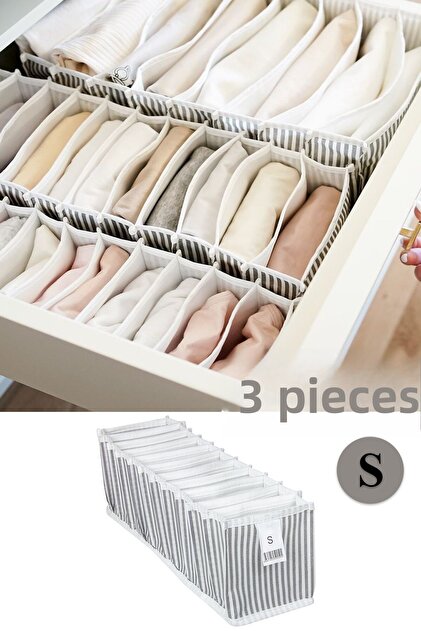 3 Pieces Accordion Drawer Organizer Organizer Small