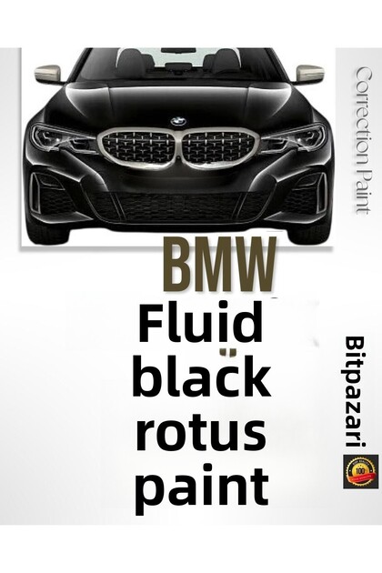 Bmw 668 Black - Touch-Up Paint with Scratch Remover Brush 20 ml - 1,2,3,4,5,6,7,X Series