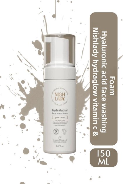 Hydraglow Vitamin C & Hyaluronic Acid Face Wash Foam - Deeply Cleansing