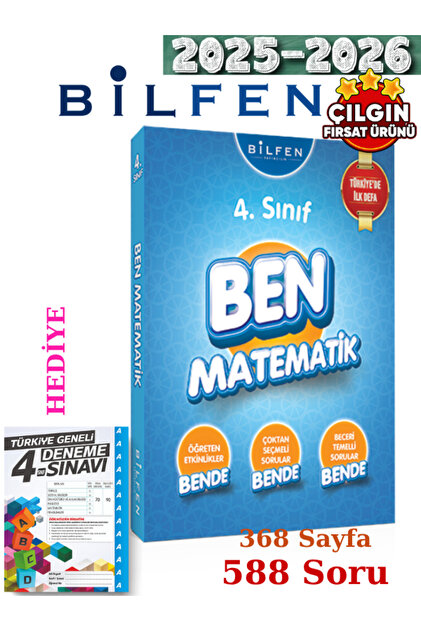 4.Sınıf Ben Matematik Etkin Nesil Öğrenci Kitabı