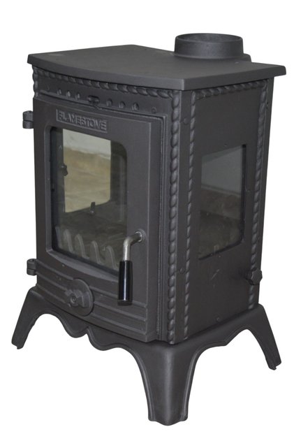 Minör Lüx 3 Camlı Şömine Döküm Soba FS-052